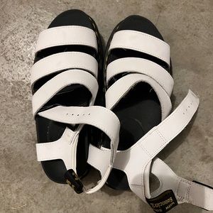 Dr martens white blaire sandal